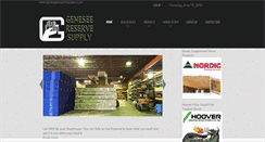 Desktop Screenshot of geneseereservesupply.com